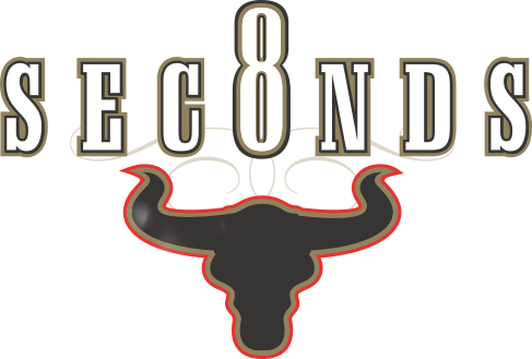 8 seconds whiskey bull logo